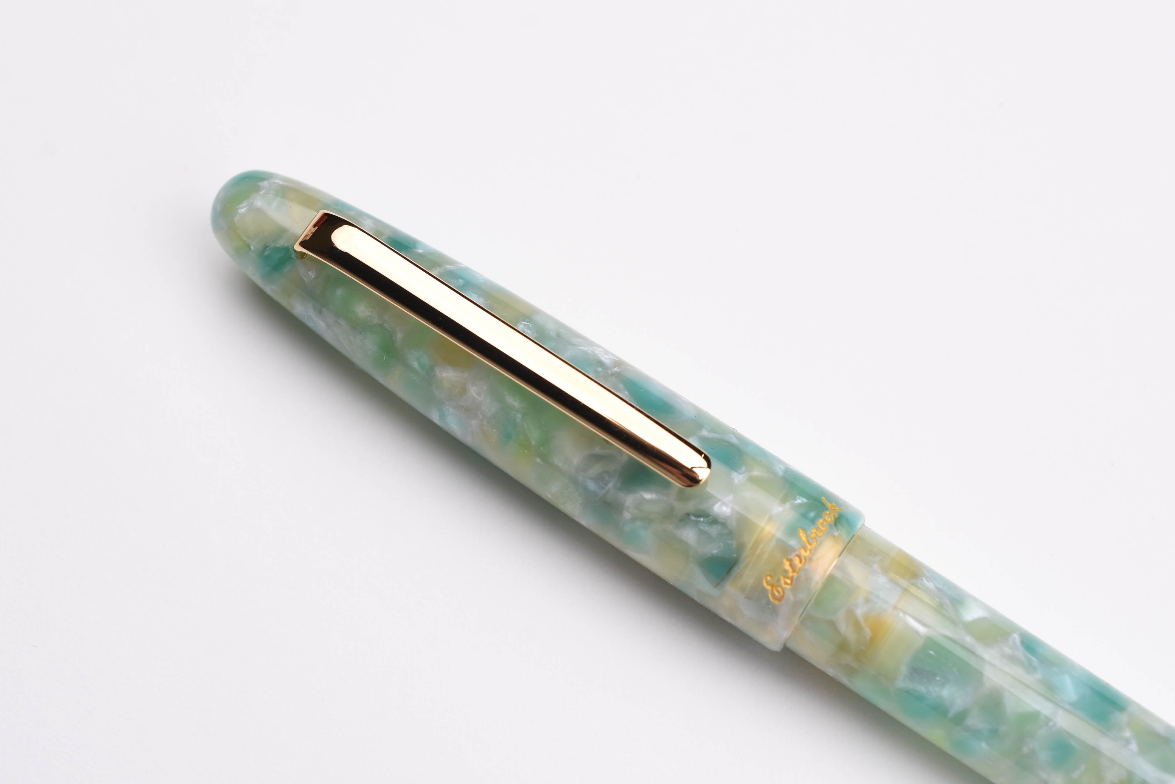 Esterbrook Estie Fountain Pen - Sea Glass - Gold Trim