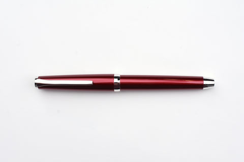 Pilot Metal Falcon Fountain Pen - Burgundy