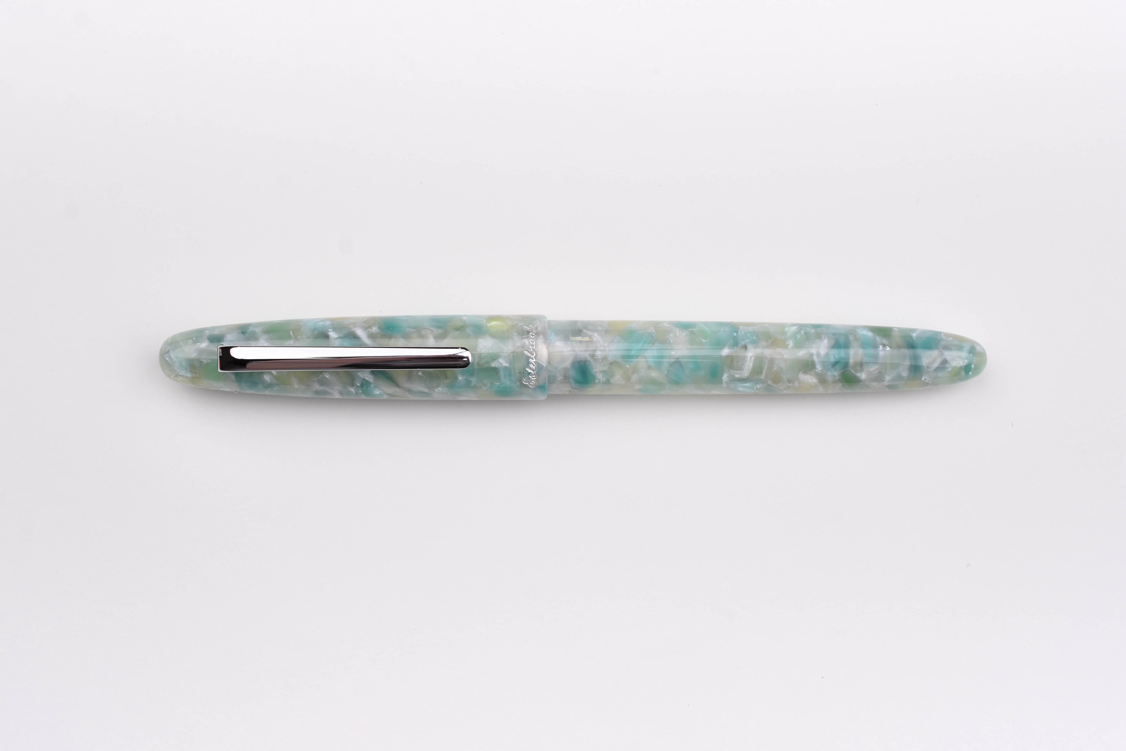 Esterbrook Estie Fountain Pen - Sea Glass - Silver Trim