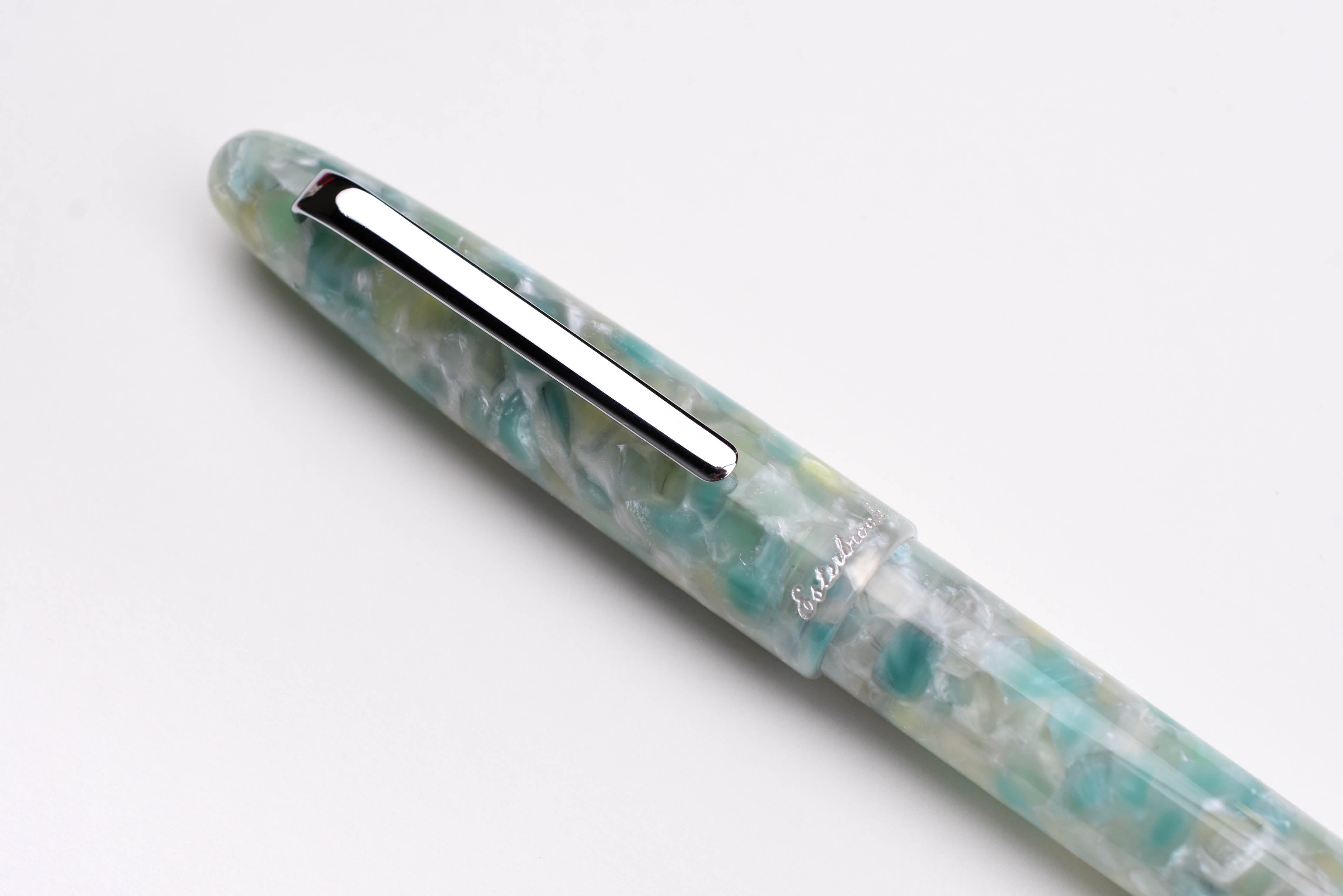 Esterbrook Estie Fountain Pen - Sea Glass - Silver Trim