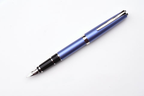 Pilot Metal Falcon Fountain Pen - Sapphire