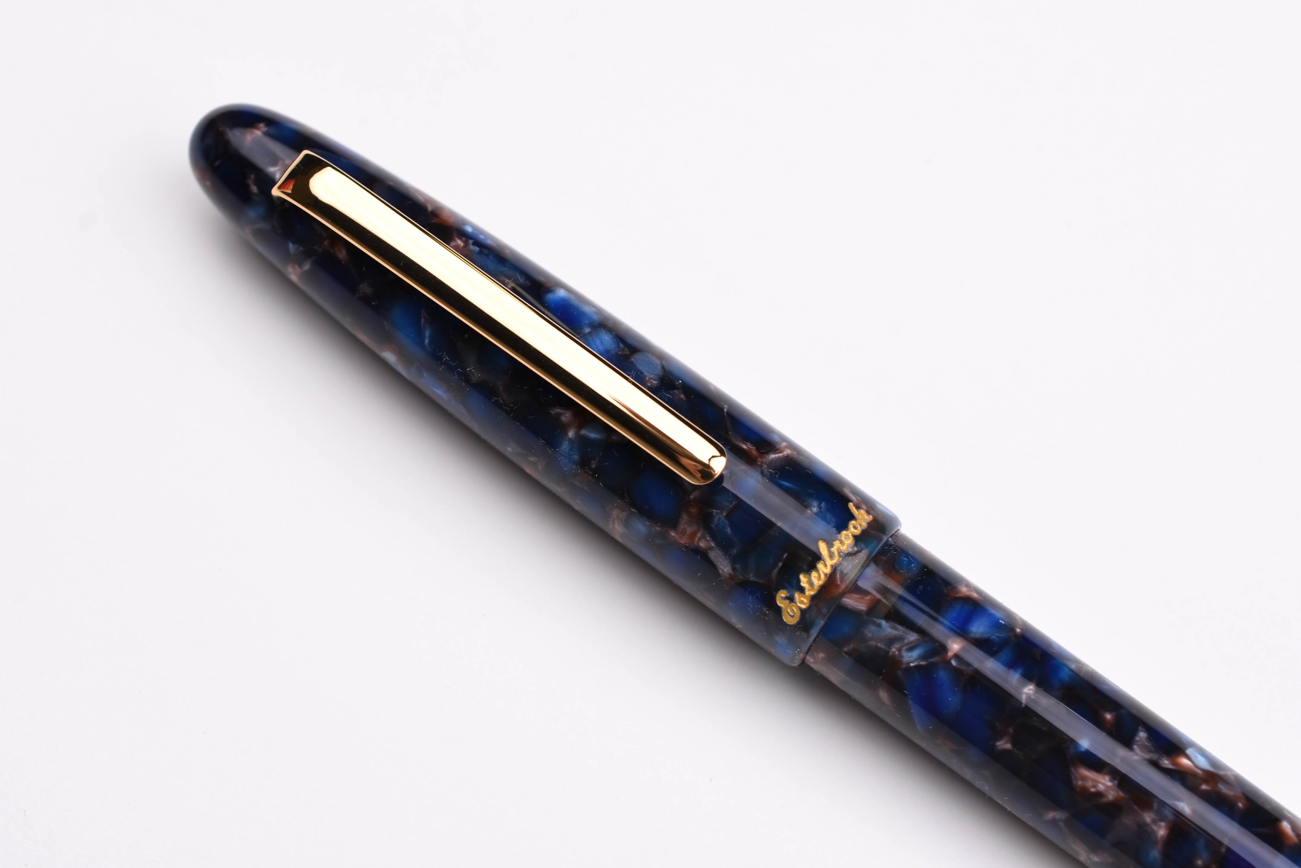 Esterbrook Estie Fountain Pen - Nouveau Blue - Gold Trim