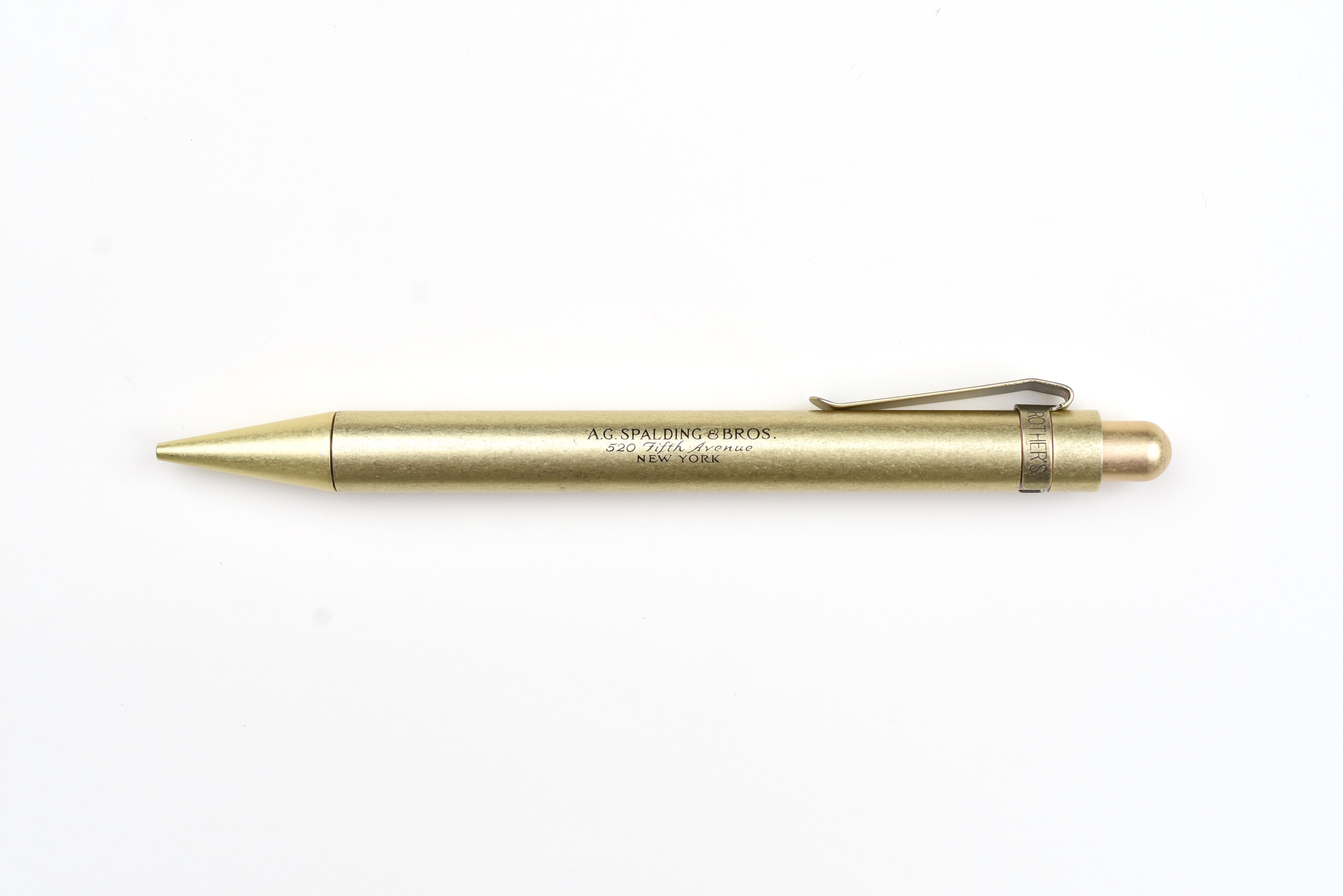 Raymay x A.G. Spalding & Bros. - Brass Mechanical Pencil