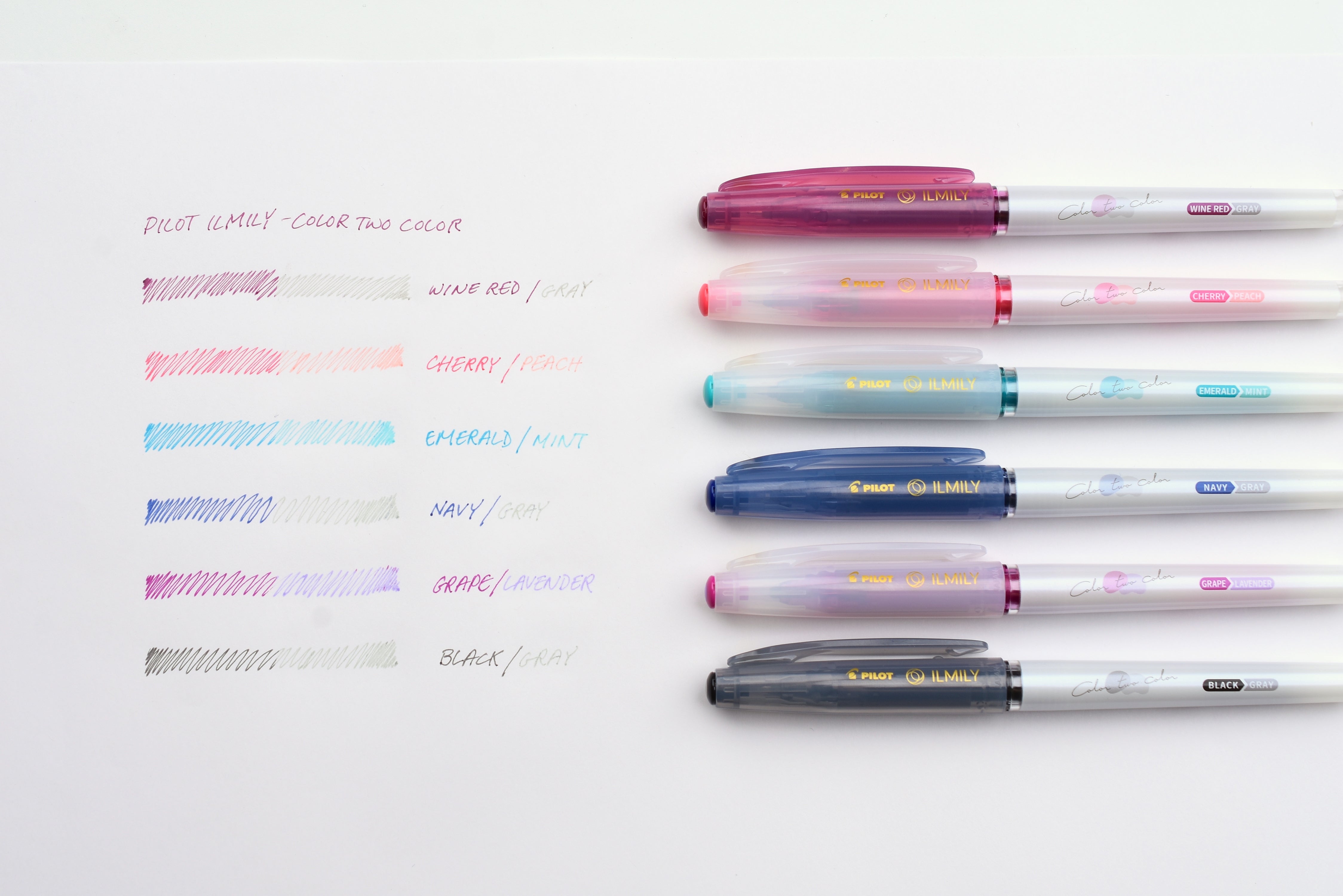 Pilot ILMILY Color Two Color Gel Pen - 0.4mm