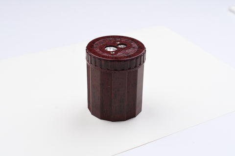 Dux Duroplast Double Pencil Sharpener - Marbled Red