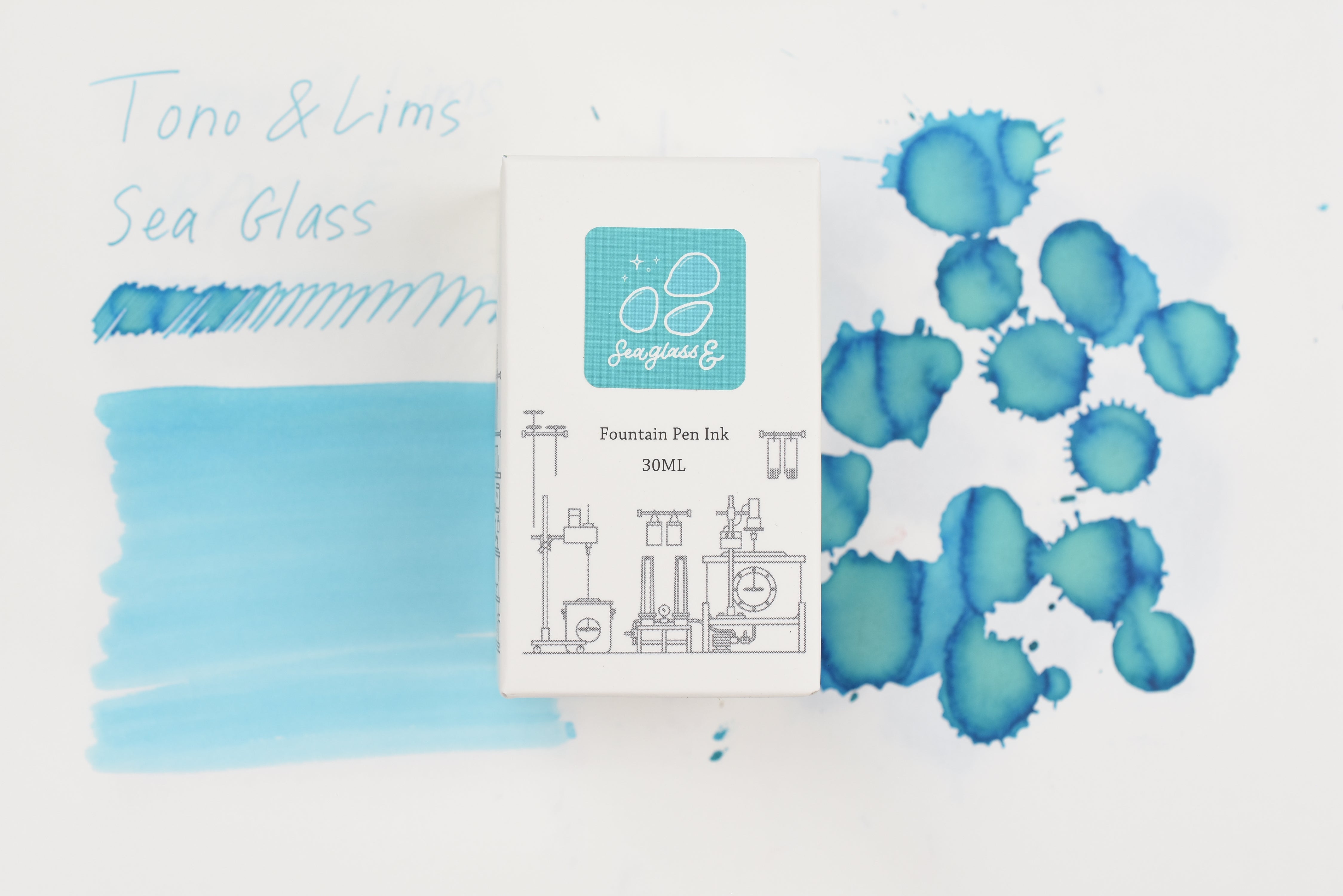 Tono & Lims Ink Bottle - Friendship - Sea Glass & - 30ml