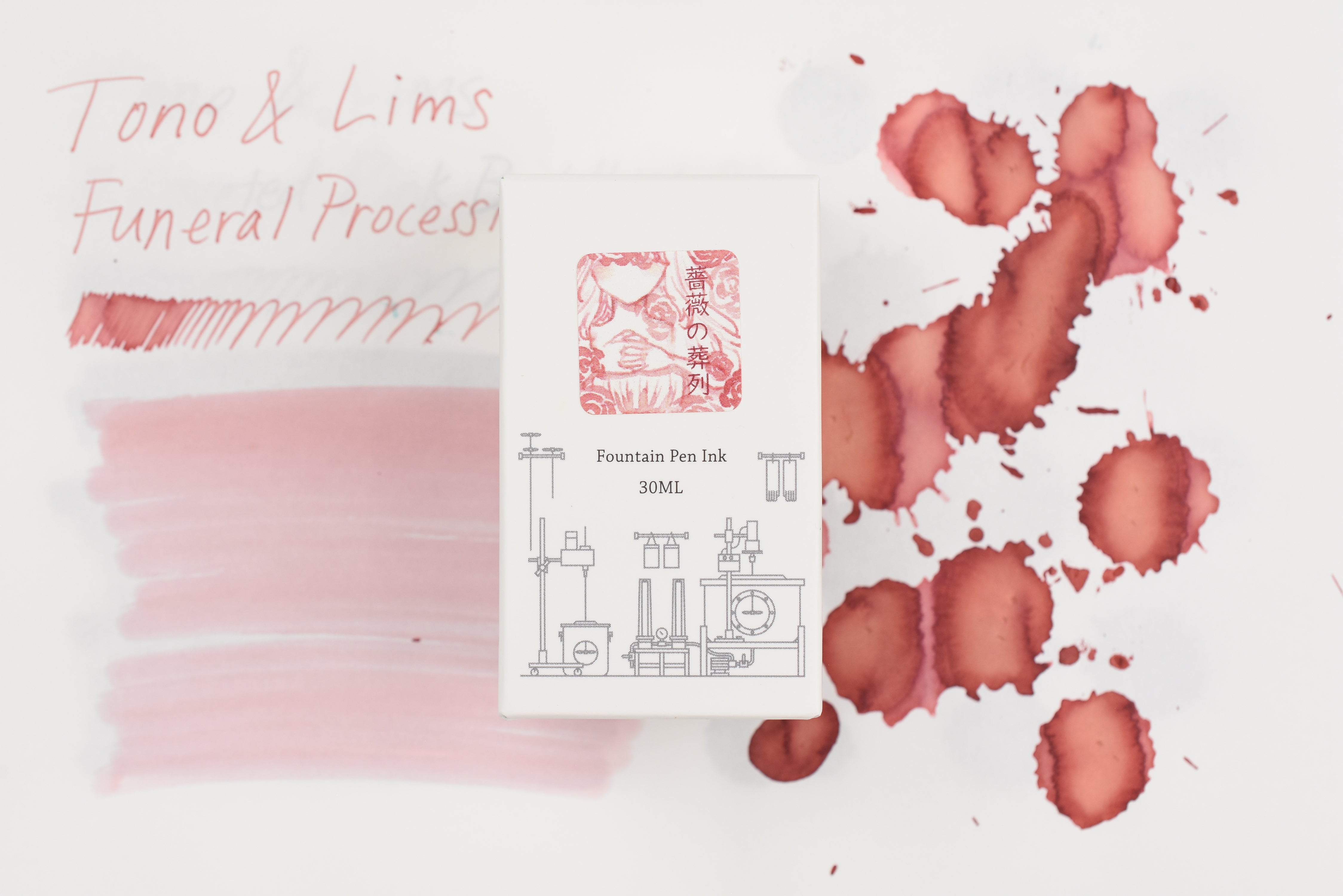 Tono & Lims Ink Bottle - Friendship - 薔薇の葬列 (Funeral Procession of Roses) - 30ml