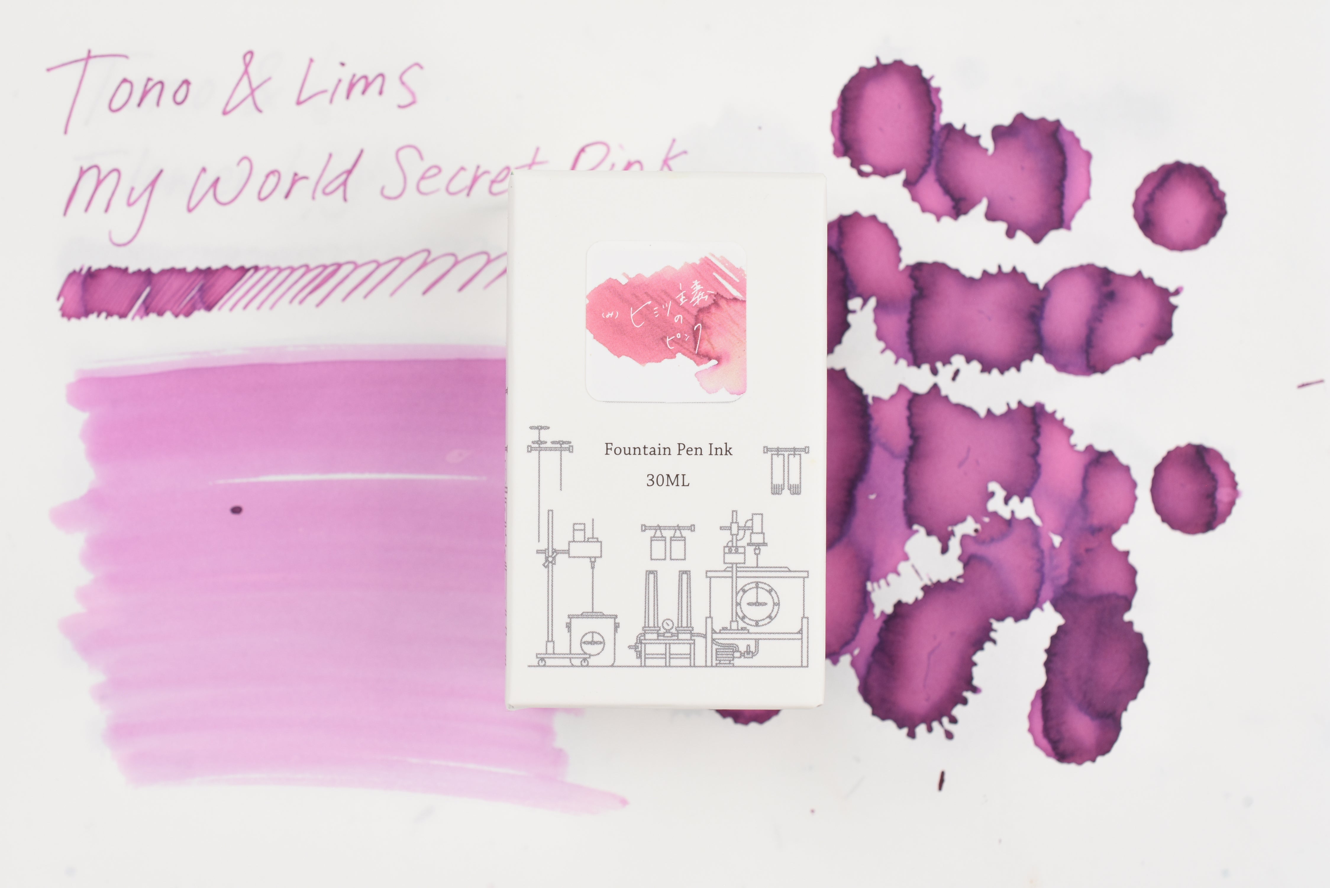 Tono & Lims Ink Bottle - Friendship - みのせかいヒミツ主義のピンク(My World Secret Pink) - 30ml