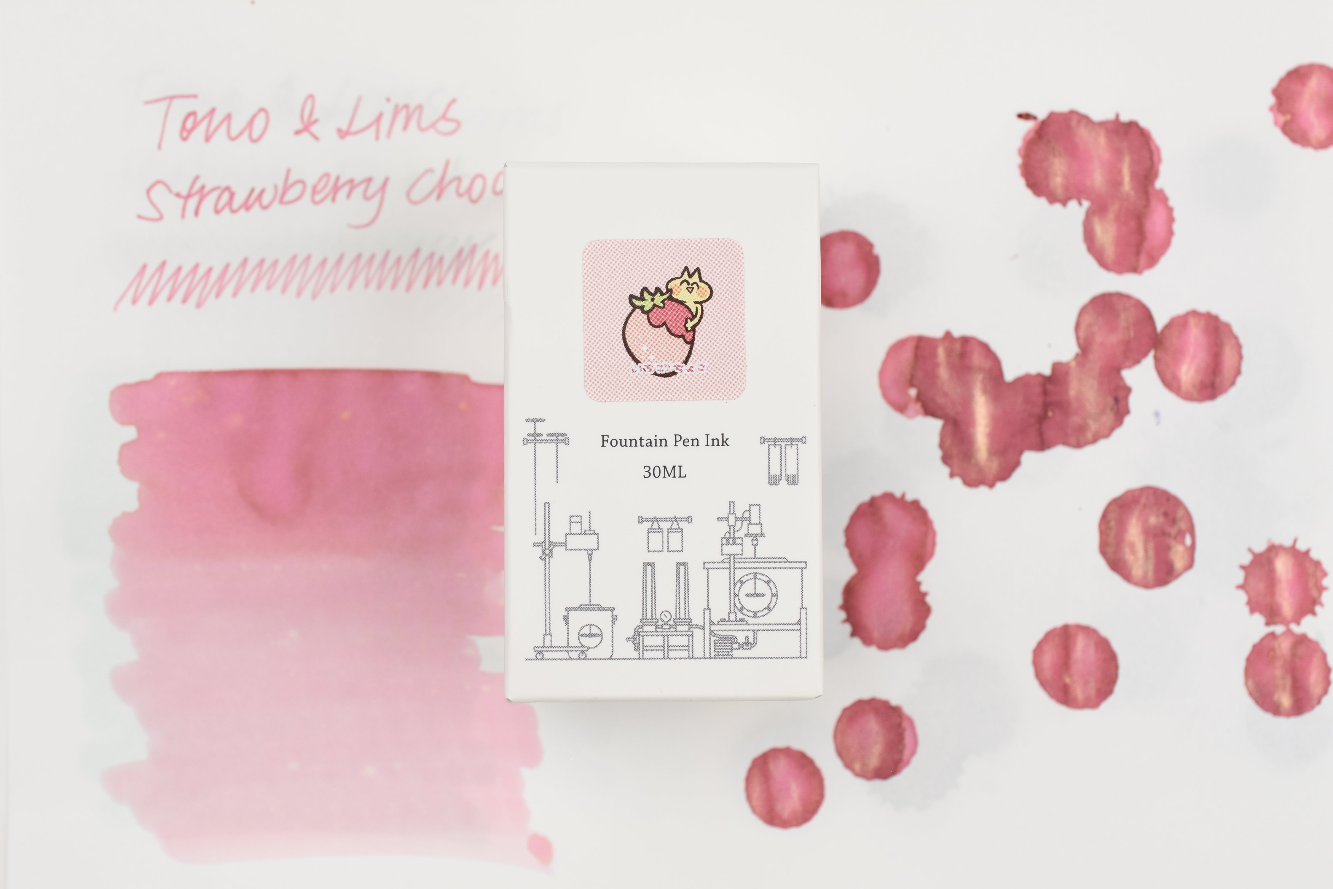 Tono & Lims Ink Bottle - Friendship - いちごちょこ (Strawberry Choco) - 30ml