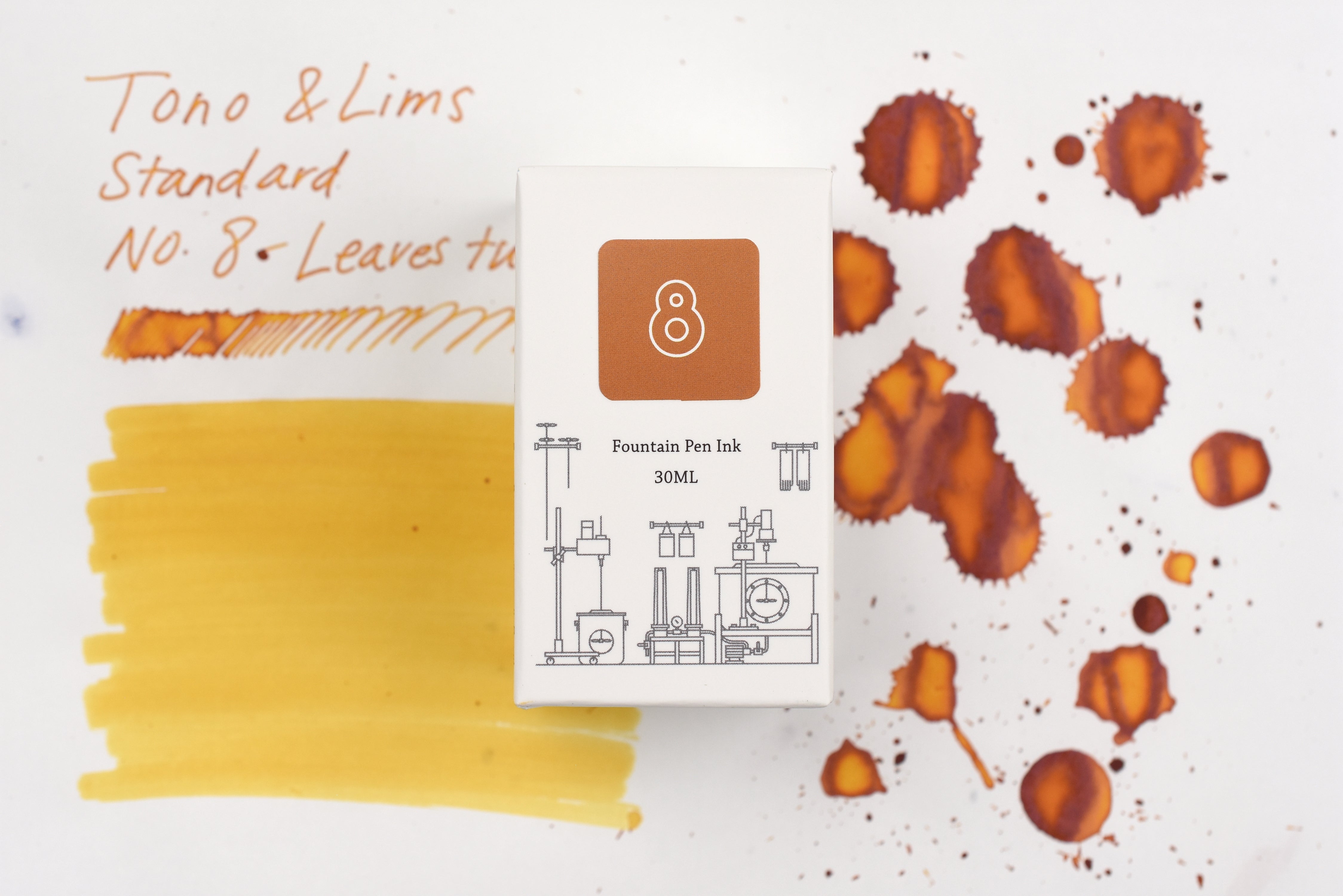 Tono & Lims Ink Bottle - Standard - No. 8 - Leaves turn Yellow - 30ml