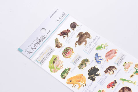 Kamio Illustrated Picture Book Stickers - Frog