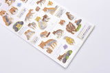 Kamio Illustrated Picture Book Stickers - Tibetan Sand Fox