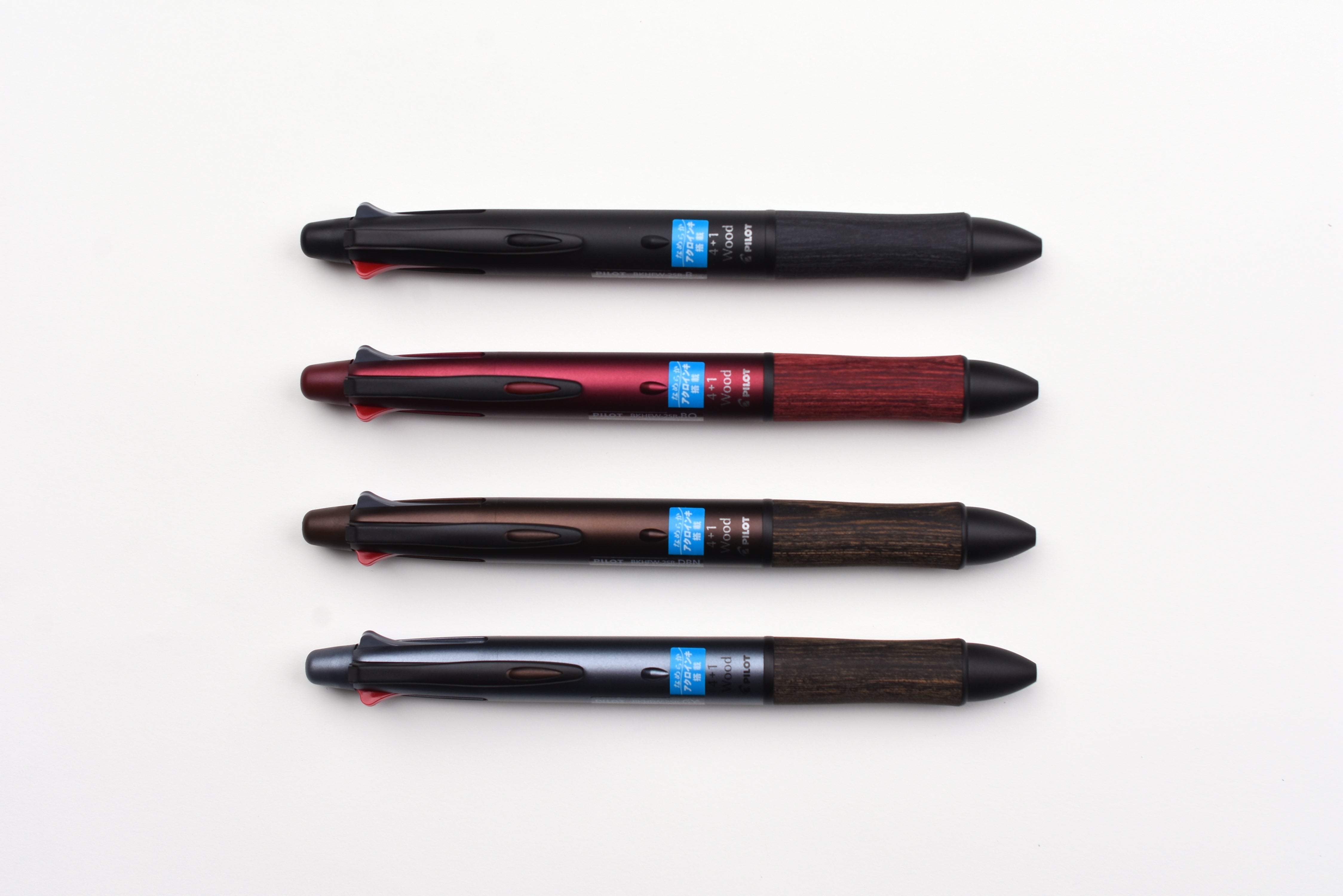 Pilot 4+1 Wood Multi Pen - 0.7mm