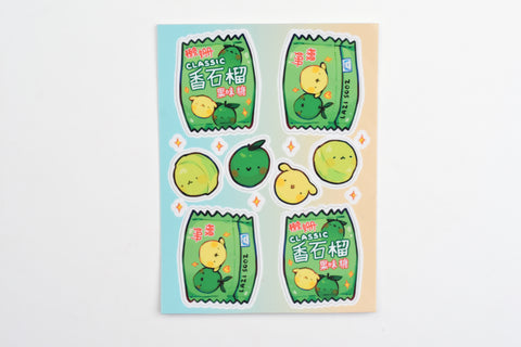 LAZI SOOZ Asian Candy Nostalgia Sticker Sheets