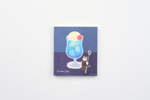 Furukawa Paper Cafe Moon Memo Pad - Cream Soda