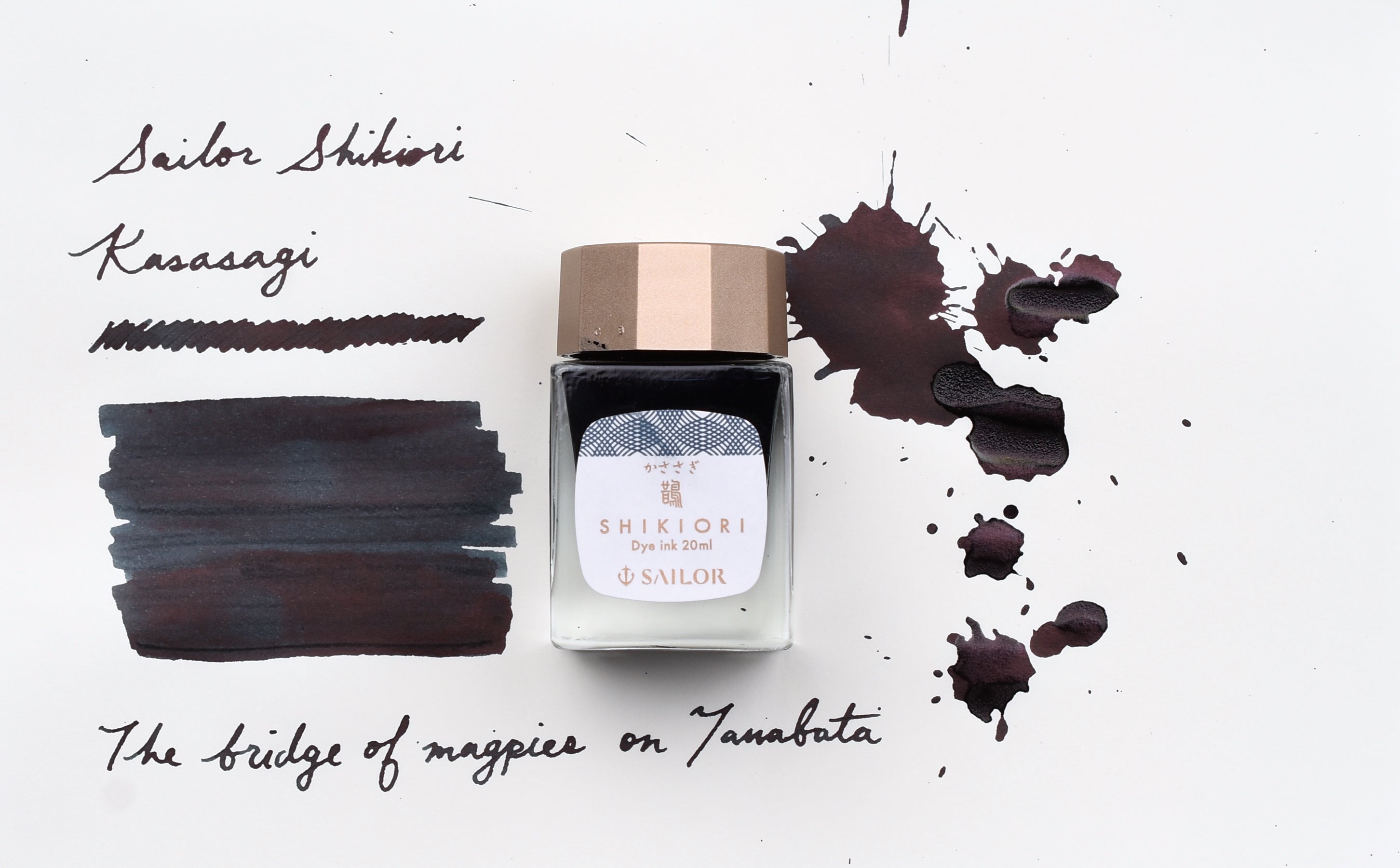 Sailor Shikiori Kasasagi Ink - 20mL Bottle