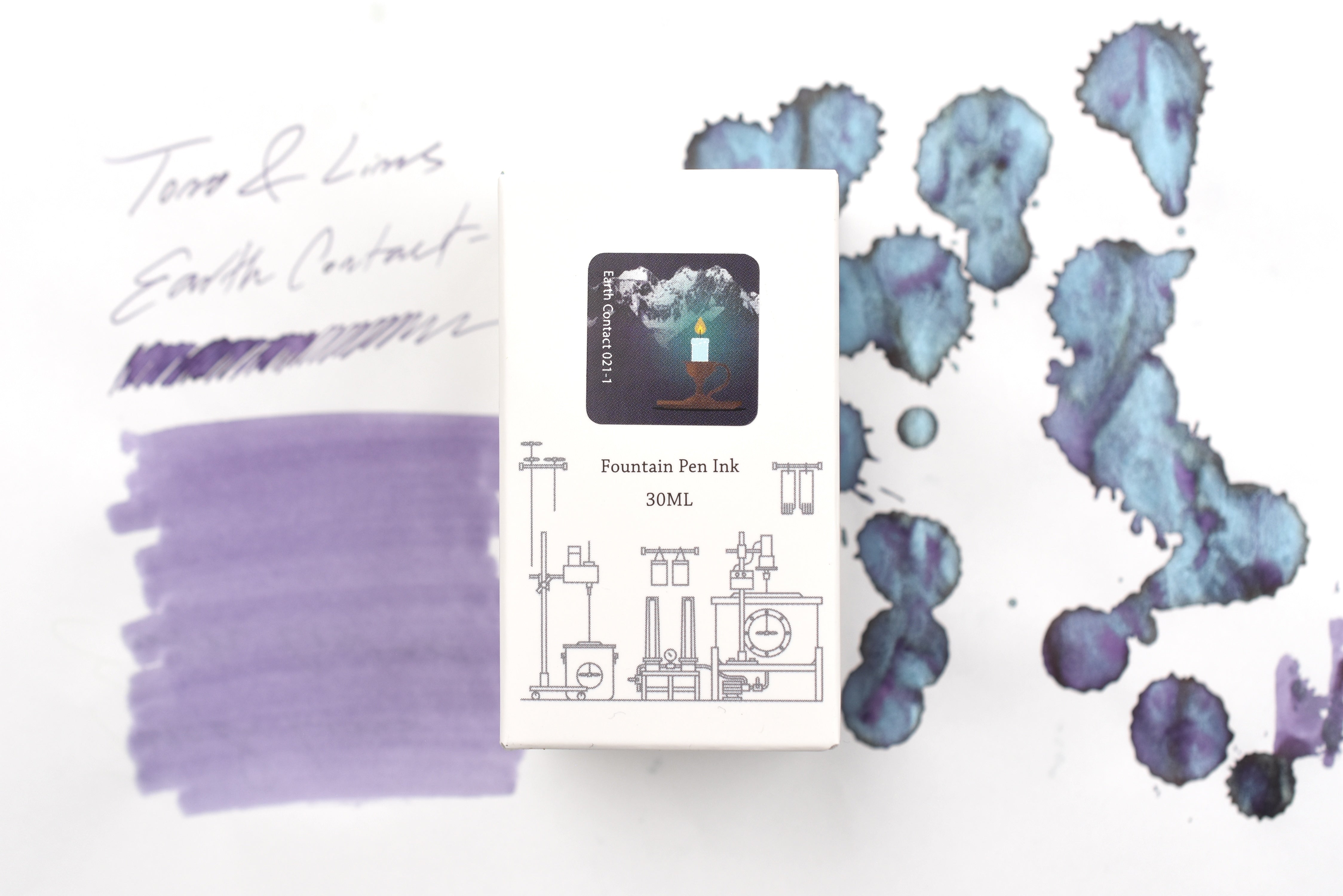 Tono & Lims Ink Bottle - Earth Contact - 021-1 Alexandrite 1 - 30ml