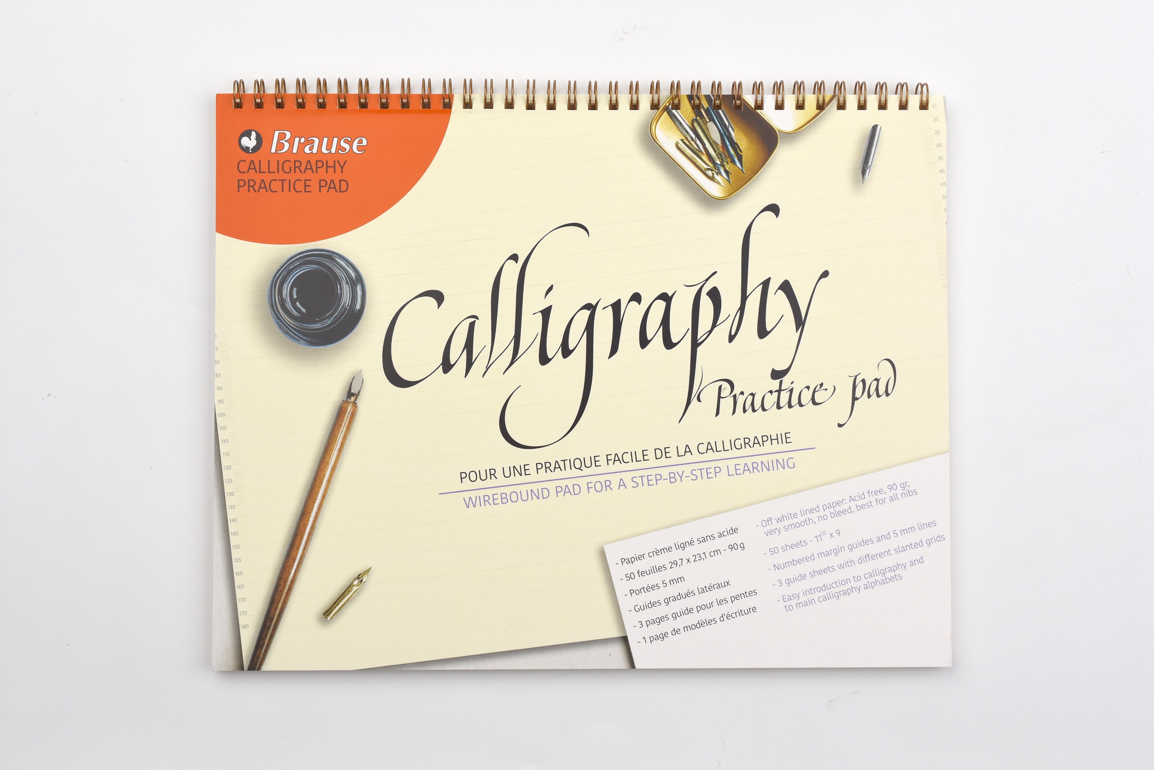 Brause Calligraphy Practice Paper Pad