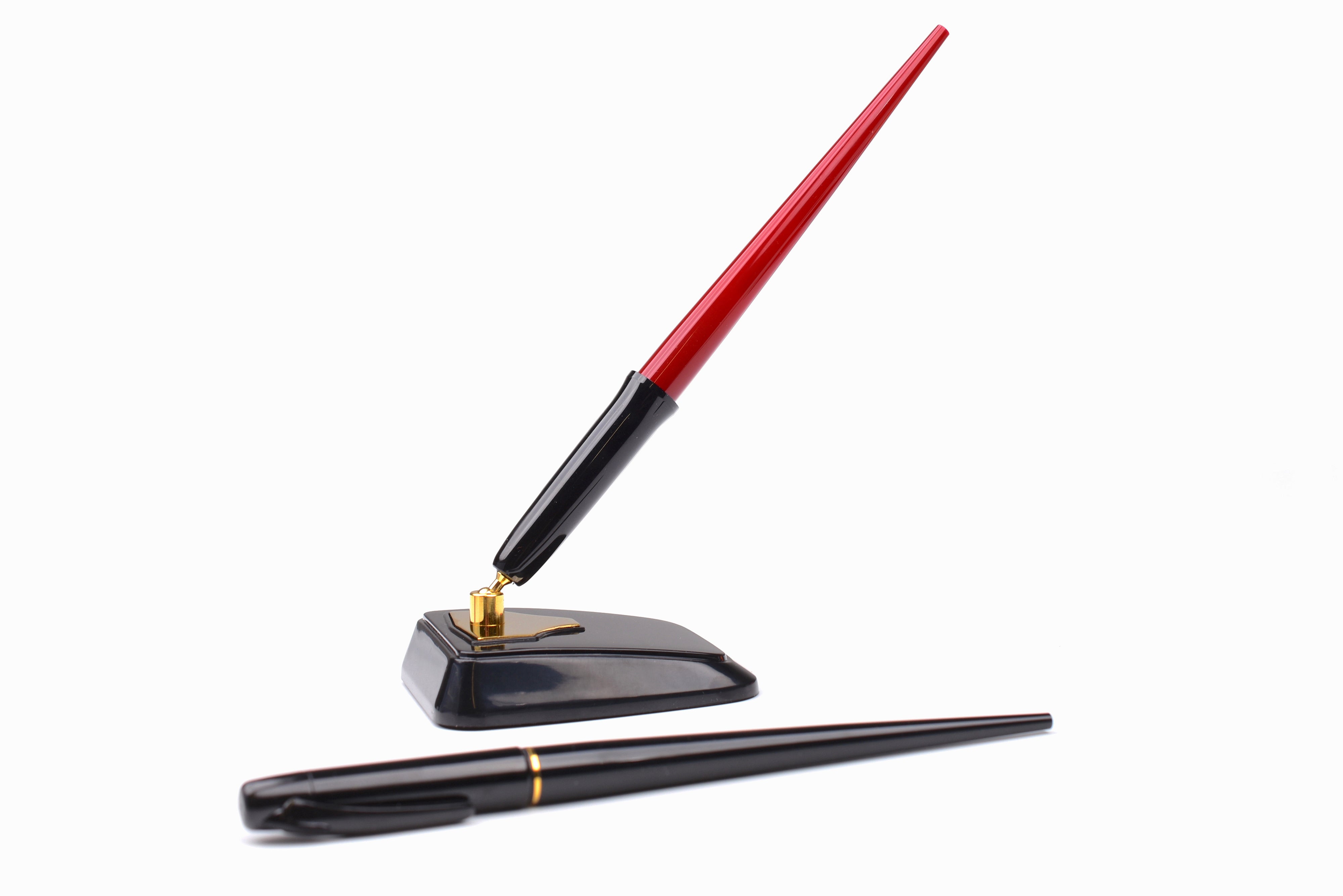 Platinum Desk Fountain Pen - Red