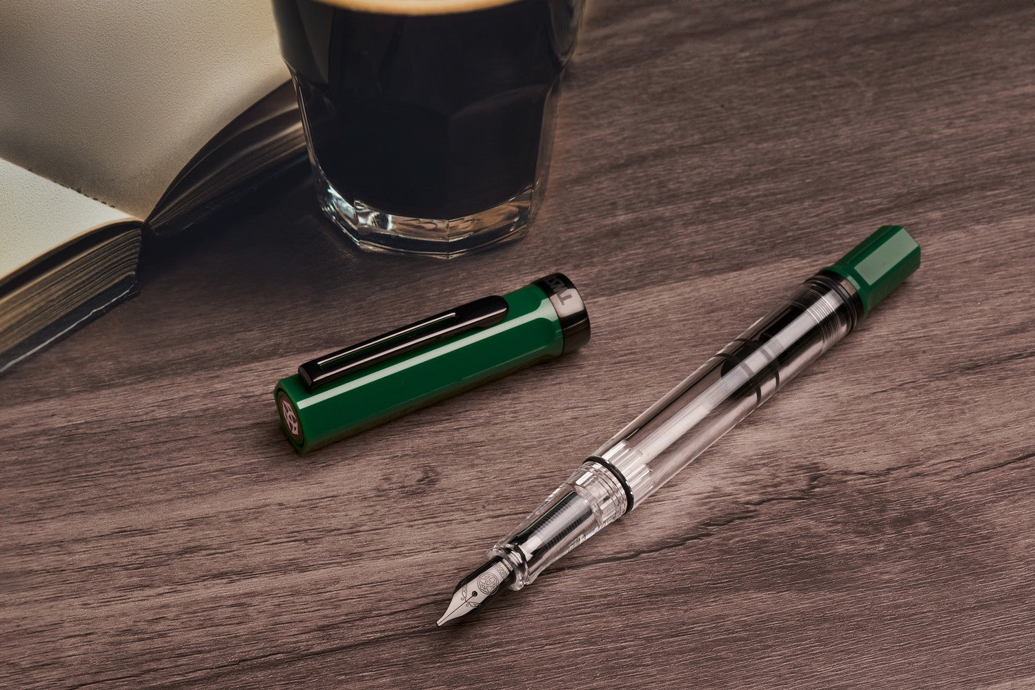 TWSBI ECO Irish Green w/ Onyx