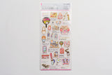 Kamio Illustrated Picture Book Stickers - Idol Fans