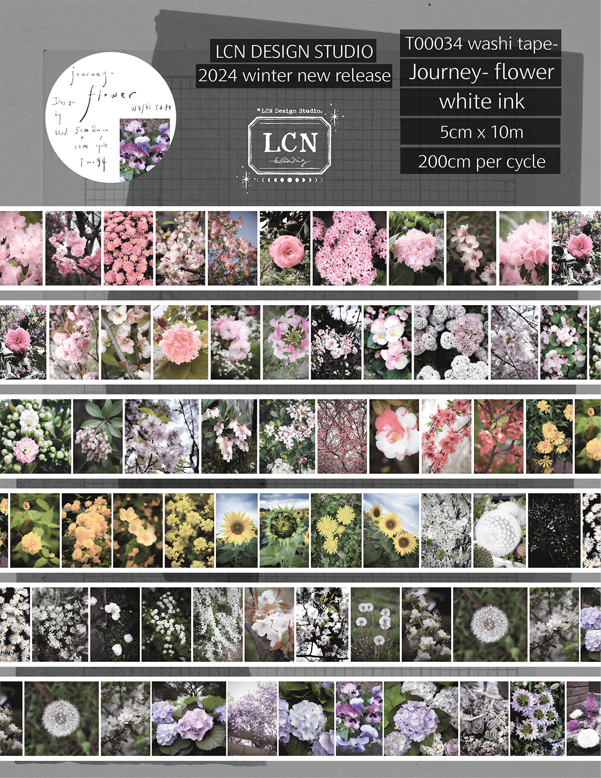 LCN Washi Tapes - Winter 2024