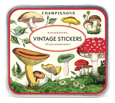 Cavallini - Vintage Stickers - Mushrooms