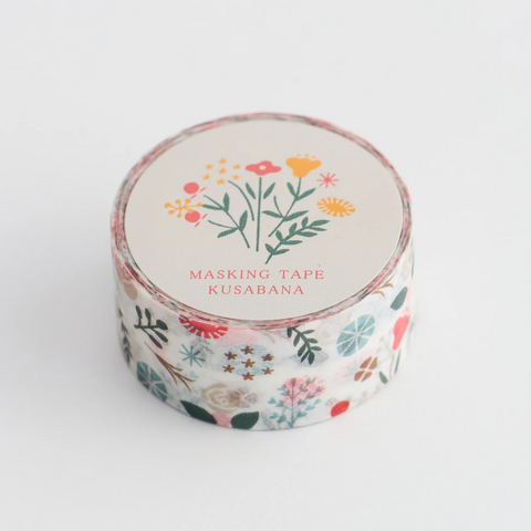 Mizushima Masking Tape - Kusabana (Wild Flower)