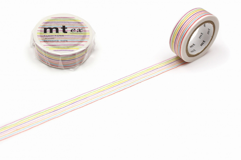 mt ex Washi Tape - Iro Enpitsu Border (Colored Pencil Border)