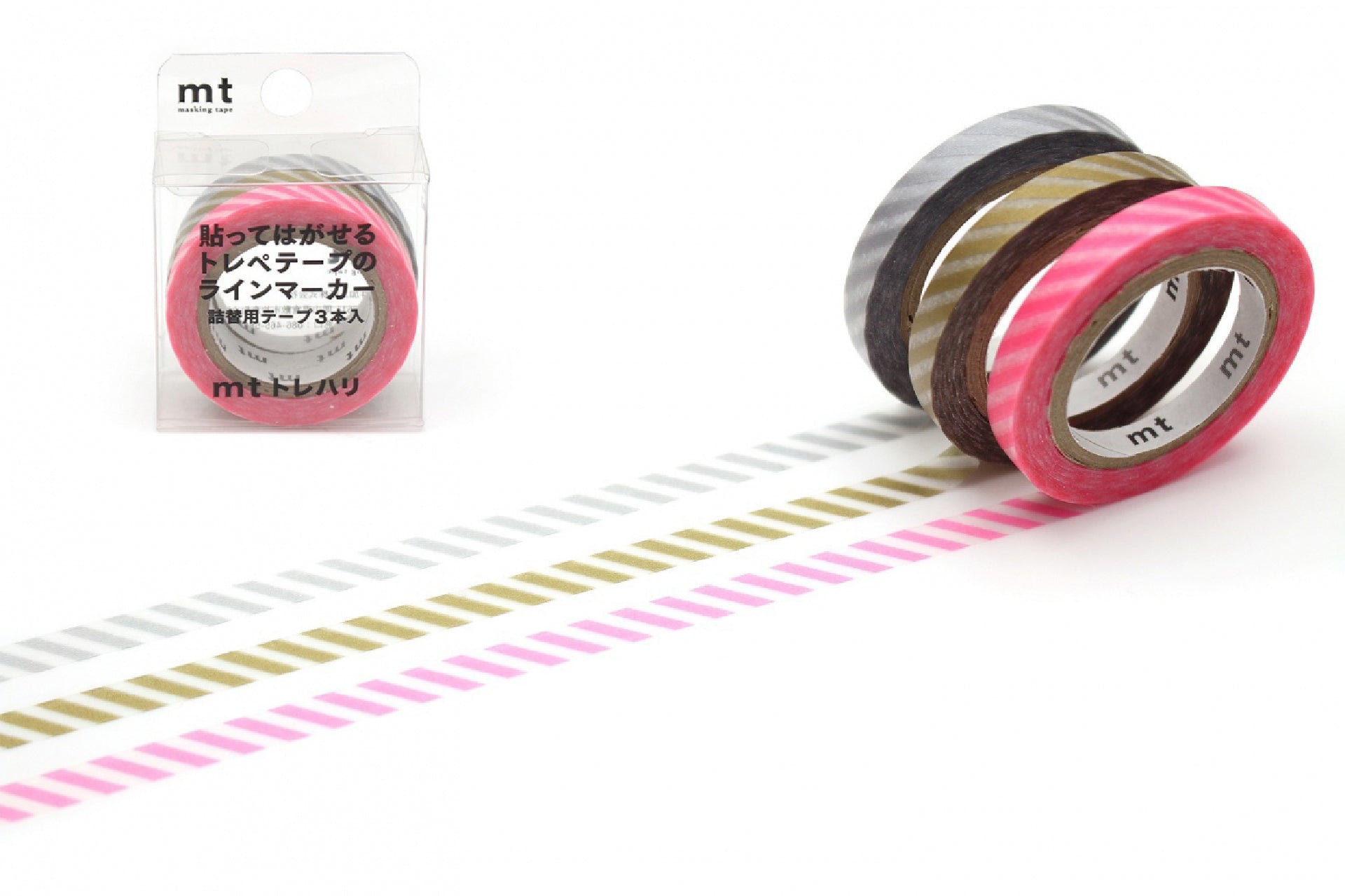 mt Slim Washi Tape - Trehari Refill - Set D