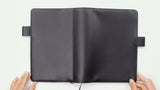 Hobonichi Techo Cousin Cover - Leather: TS Basic - Black