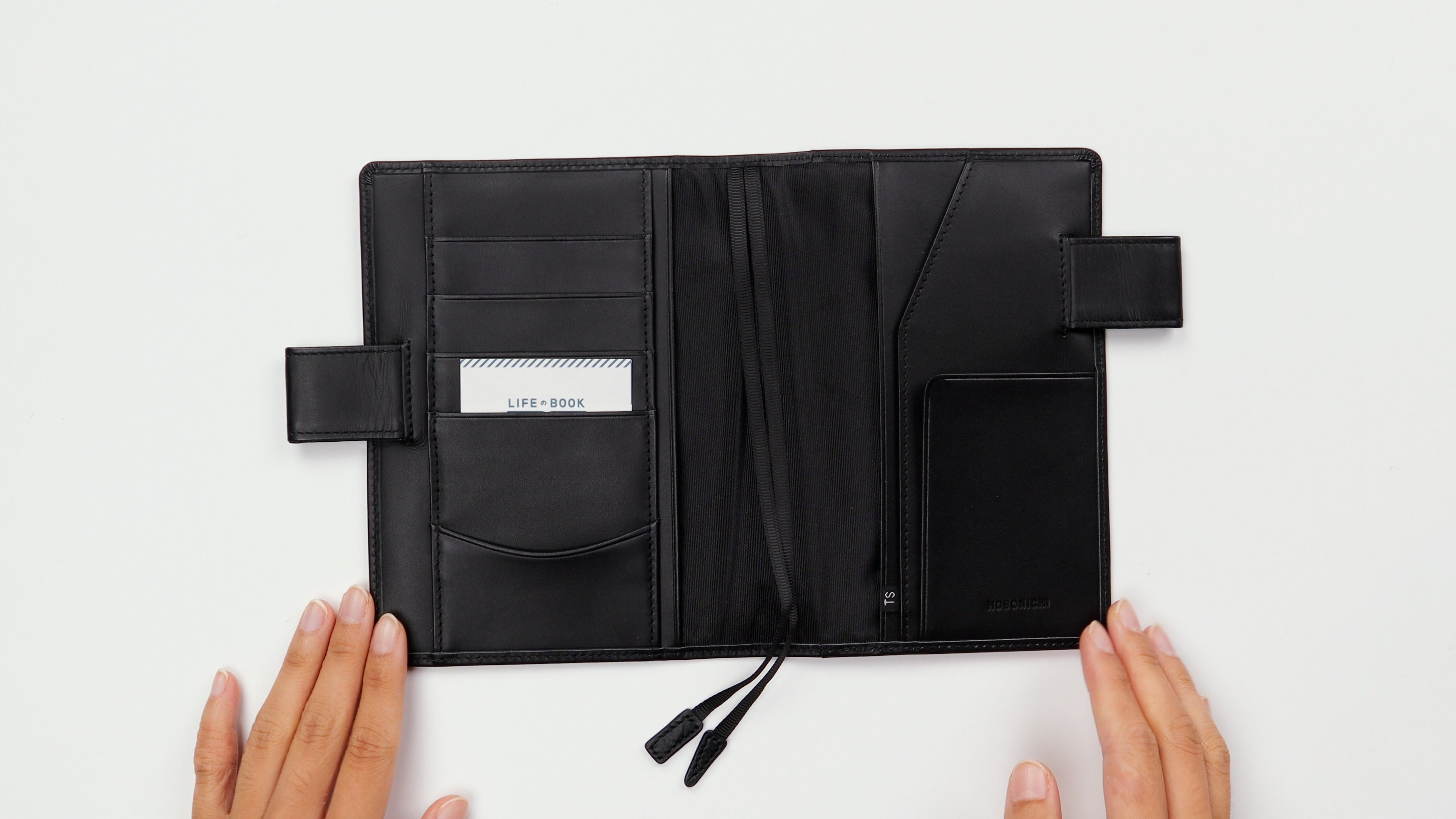 Hobonichi Techo Cover - Leather: TS Basic - Black