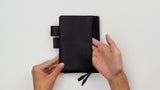 Hobonichi Techo Cover - Leather: TS Basic - Black