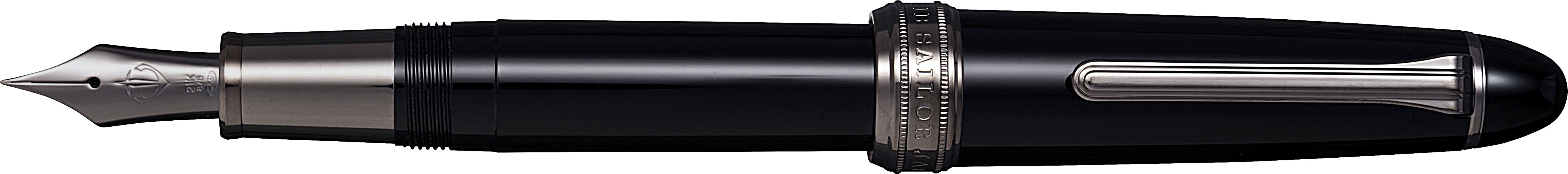 Sailor Naginata-Togi Fountain Pen - Black Trim