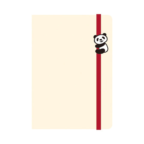 Hightide Weekly Planner 2025 Panda - A6