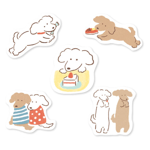 Furukawa Paper Flake Stickers - Yuruinu