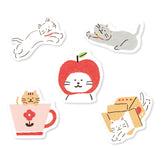 Furukawa Paper Flake Stickers - Yuruneko