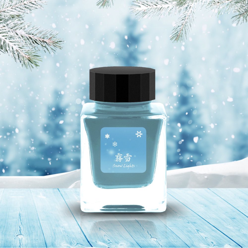 Tono & Lims Ink Bottle - Snow Lights - Season 2 - 霧雪 - Misty Snow - 30ml