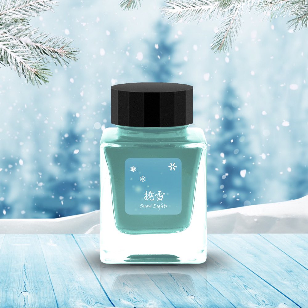 Tono & Lims Ink Bottle - Snow Lights - Season 2 - 撓雪 - Snowfall - 30ml