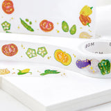 BGM Washi Tape - Foil Stamping Life - Vegetables