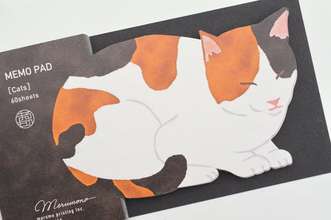 Marumo Printing - Detach Memo Pad - Slumber Cats