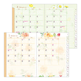 Midori Pocket Diary 2025 - Flowers - A6