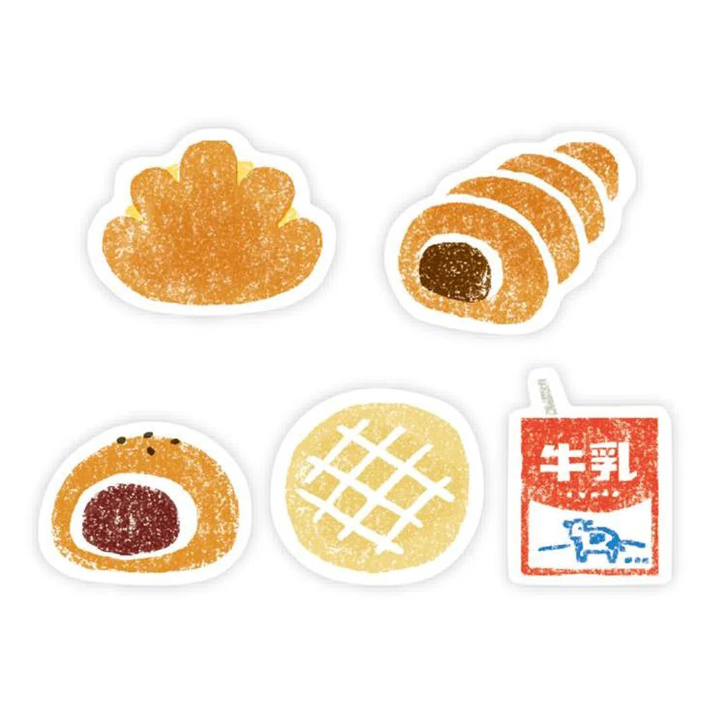 Furukawa Paper Shiko Washi Flake Sticker - Sweet Bread