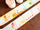 Papier Platz PAPIER GRAPHICS - Roll Sticky Notes - Bear Coffee Shop