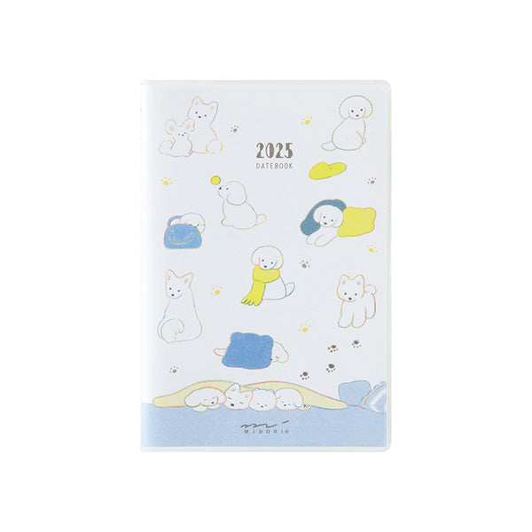 Midori Pocket Diary 2025 - Dog - Mini