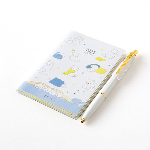 Midori Pocket Diary 2025 - Dog - Mini