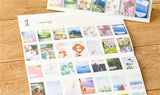 Himekuri Sticky Calendar 2025 - Travel and Flowers (Pre-Order Only. Ships late November)