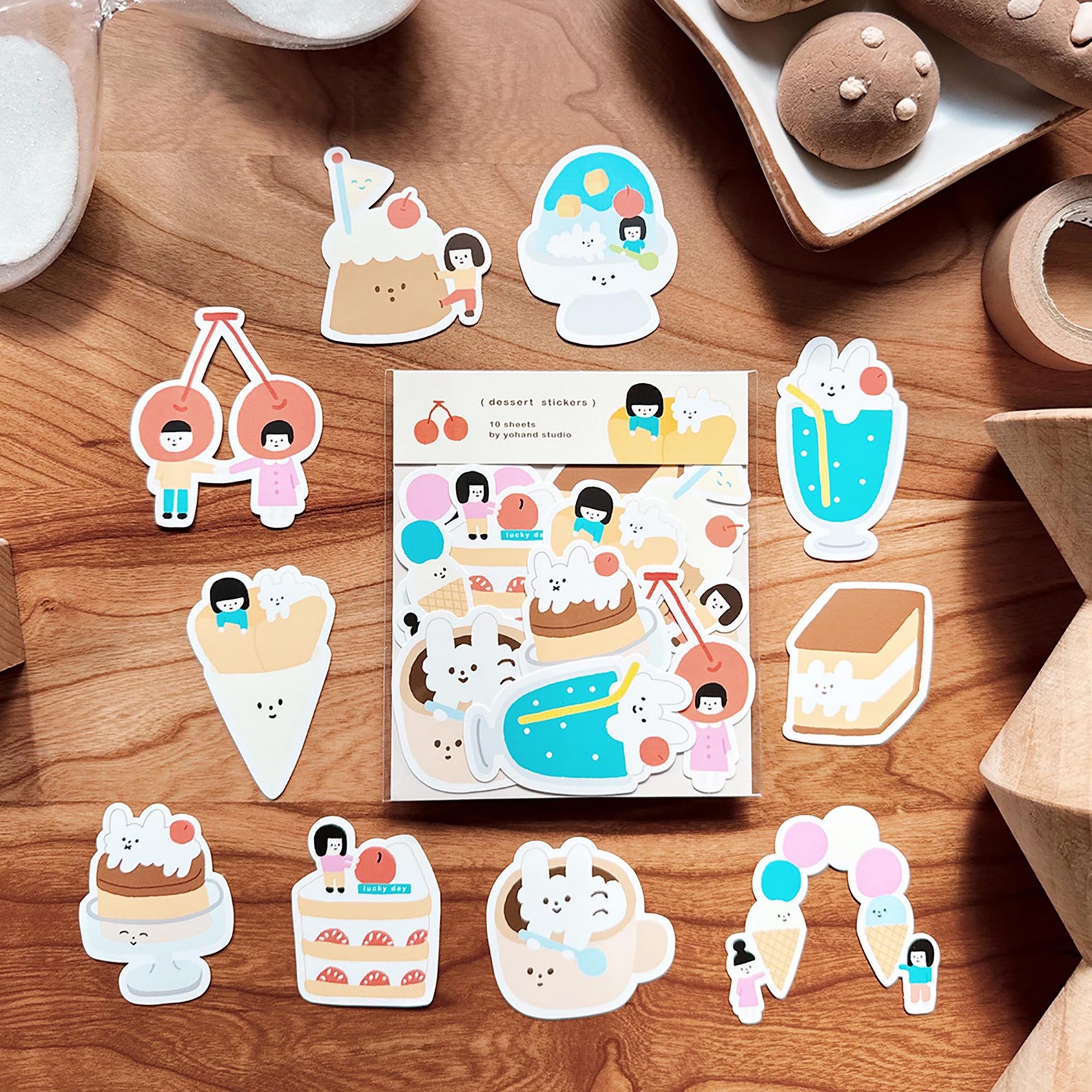 Yohand Studio Sticker Pack - Dessert Time