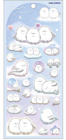 Kamio Super Mochi Stickers - Simple Moco