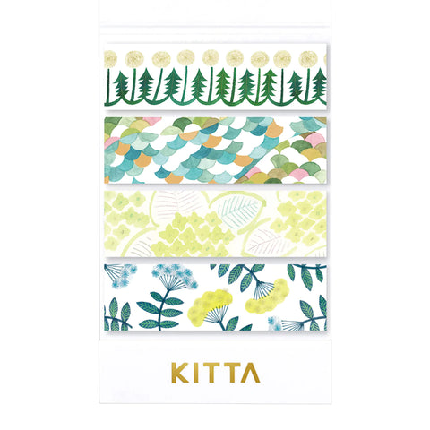 Kitta Portable Washi Tape - Flower 8